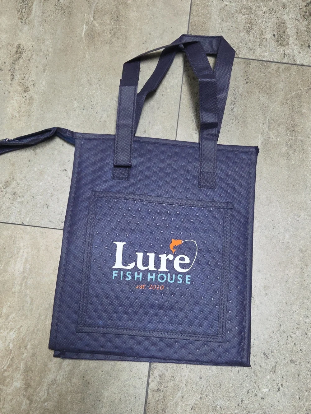 New Navy Reusable Tote Bag
